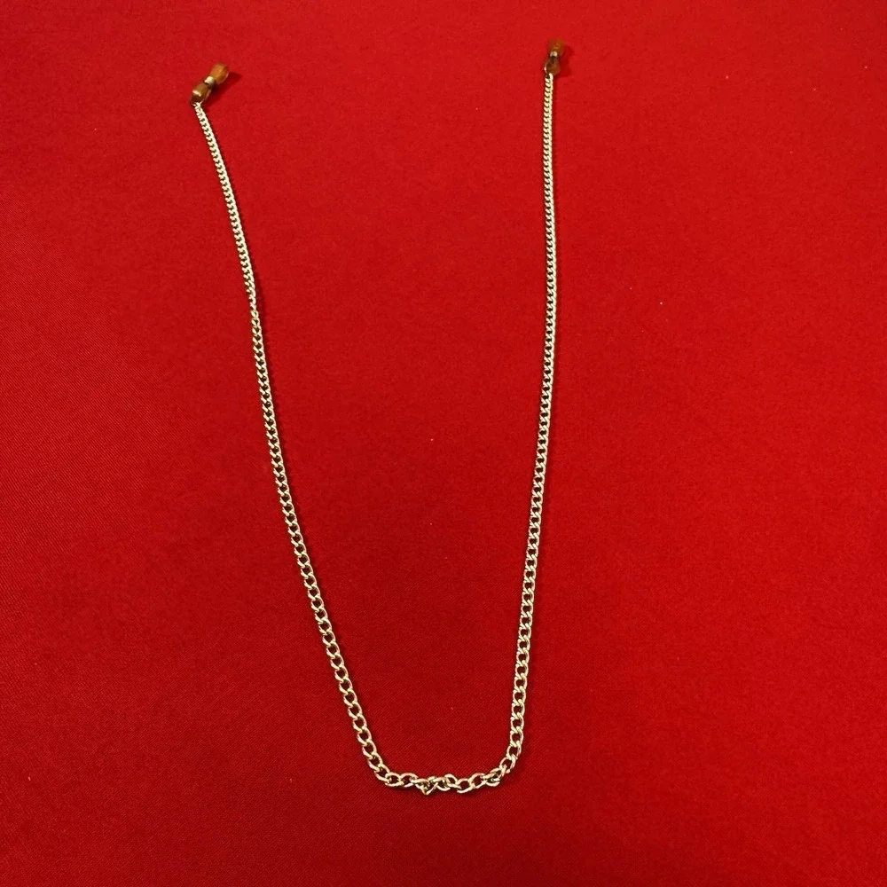 Gold Tone Chain Necklace‎ Eyeglasses Chain